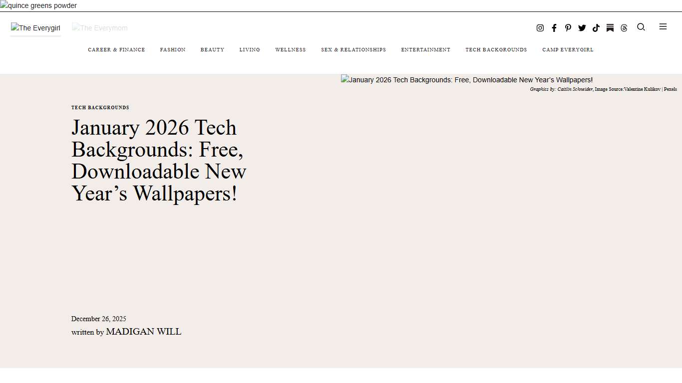 January 2026 Tech Backgrounds: Free, Downloadable New Year's Wallpapers!